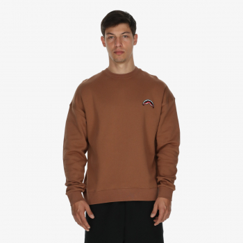Sprayground Dukserica BLOCK PARTY CREWNECK BROWN