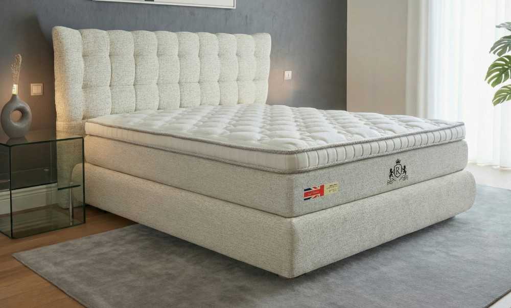 Krevet LEONARDO Steel Bež